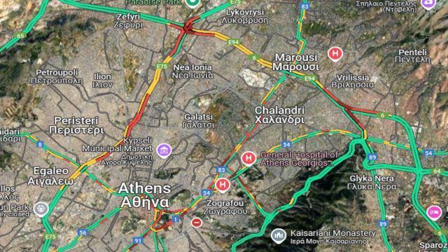 Live κίνηση 11/6: «Κομφούζιο» στους δρόμους της Αθήνας – Πού σημειώνονται καθυστερήσεις;