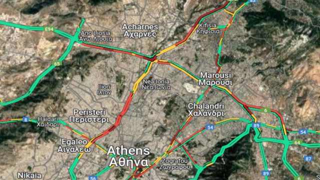 Live κίνηση 10/6: Κυκλοφοριακό χάος στον Κηφισό – Ουρές χιλιομέτρων μετά από σύγκρουση φορτηγών