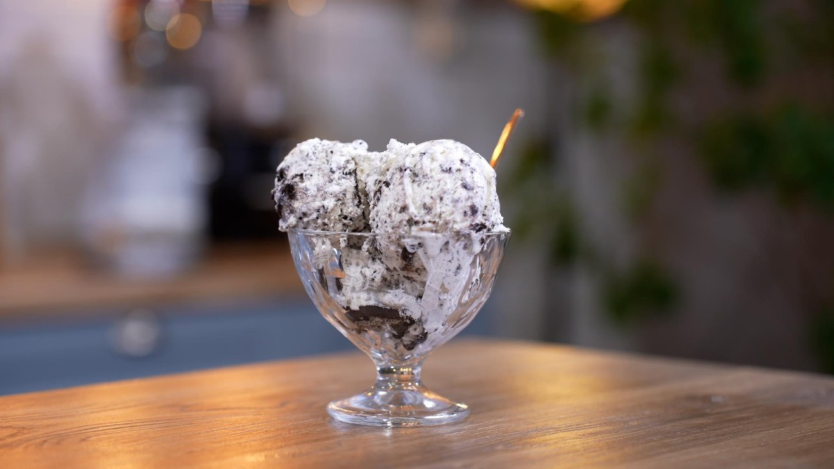 Μαστιχωτό παγωτό με Oreo