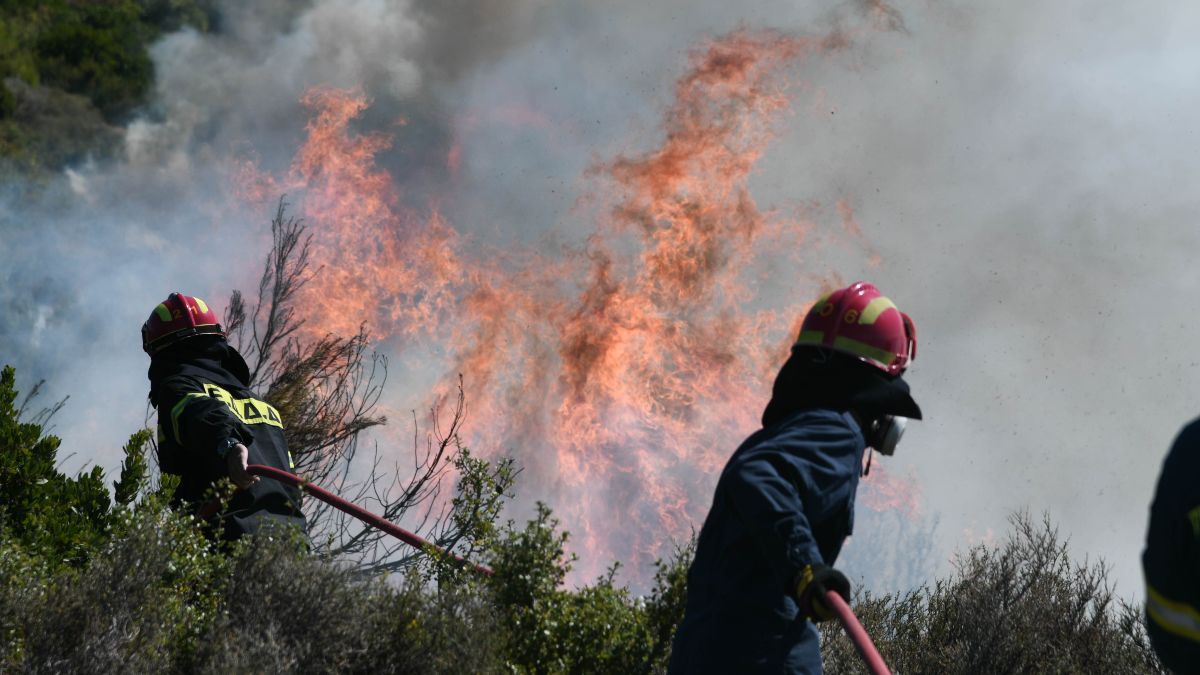 Μάχη με τις φλόγες στο Νεοχώρι Αργολίδας – Επιχειρούν και εναέρια μέσα