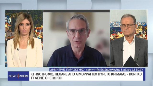 Αιμορραγικός πυρετός: «Δεν μεταδίδεται εύκολα, έχουν ληφθεί όλα τα απαραίτητα μέτρα» λέει επιδημιολόγος
