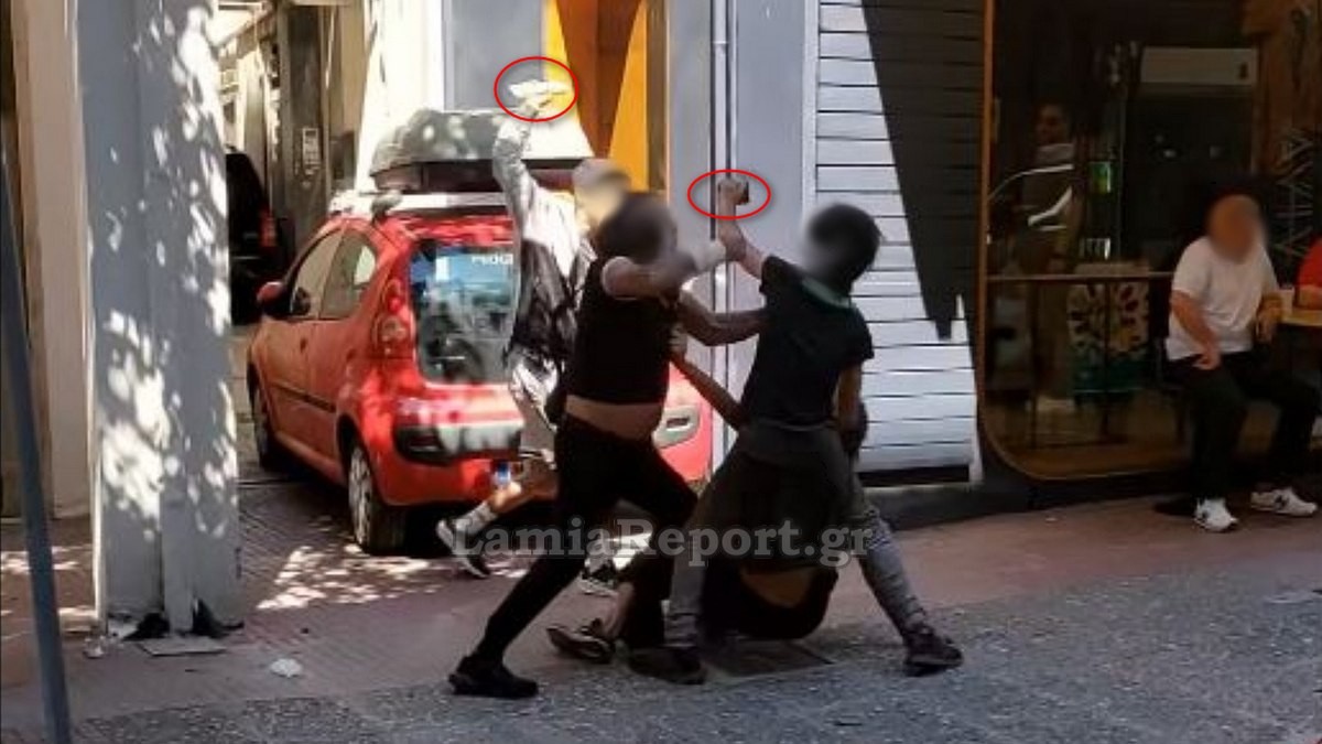 Χάος στο κέντρο της Λαμίας: Συμπλοκή ανάμεσα σε Ρομά με γροθιές και μάρμαρα!