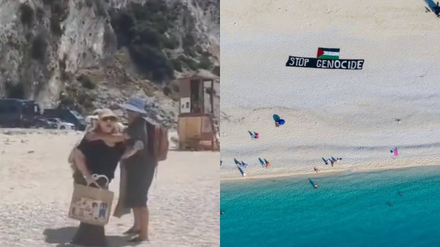 «Ντροπή σε εσάς»: Ισραηλινές τουρίστριες θίχτηκαν με το σύνθημα «STOP GENOCIDE» στην Κεφαλονιά