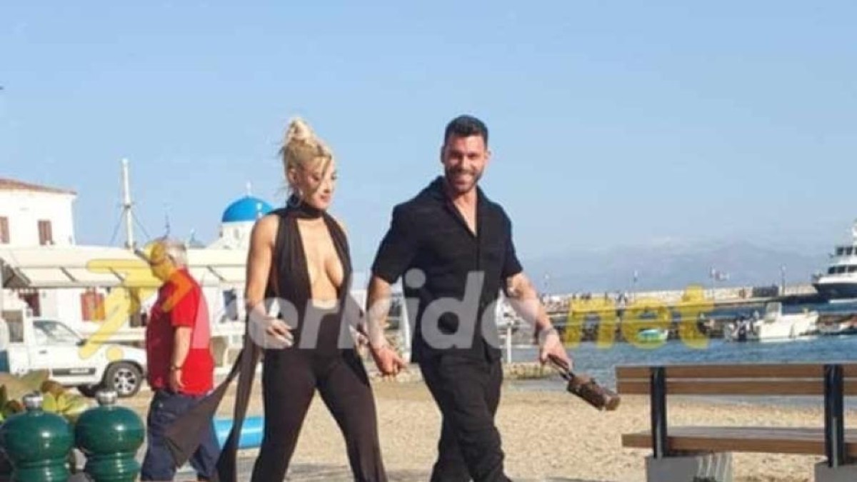 Νέο ζευγάρι στην showbiz; Χέρι-χέρι Ιωάννα Τούνη και Στάθης Σχίζας στη Μύκονο