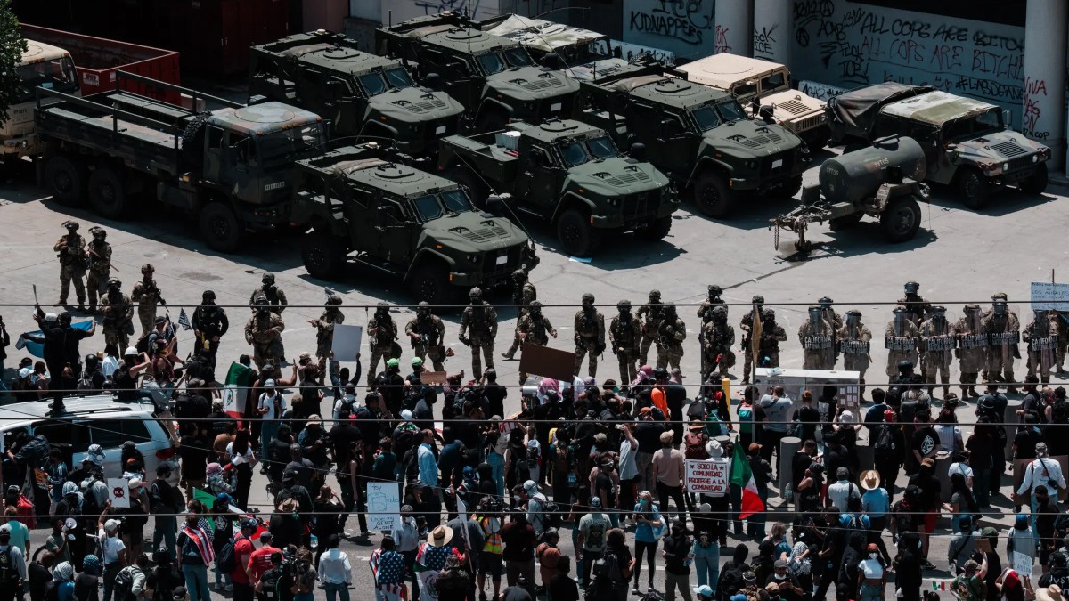 Χάος στο Λος Άντζελες: Κατέφθασε η Εθνοφρουρά μετά από 60 χρόνια κατόπιν εντολής Τραμπ