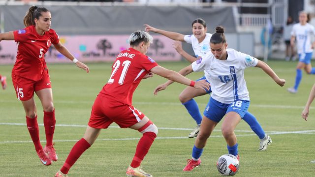 Ελλάδα – Τουρκία 0-1: Ήττα στο φινάλε για την Εθνική Γυναικών στη League B του Nations League
