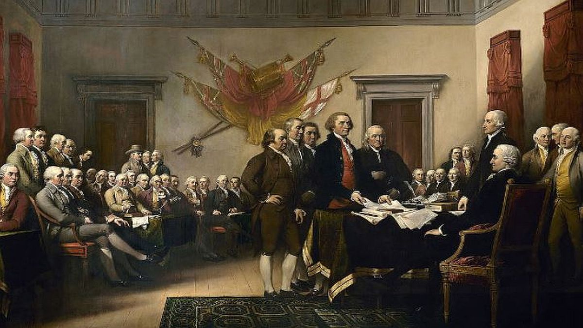 Σαν σήμερα, 04 Ιουλίου 1776: Ο Τόμας Τζέφερσον διαβάζει τη Διακήρυξη της Ανεξαρτησίας των ΗΠΑ