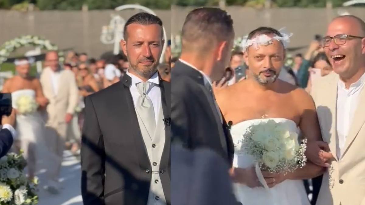 Γαμπρός περιμένει με ανυπομονησία τη νύφη στην εκκλησία – Όταν γυρνάει την πλάτη όμως αντικρίζει τον… εφιάλτη (video)