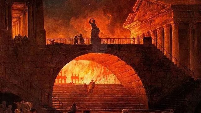 Σαν σήμερα, 18 Ιουλίου 64 μ.Χ.: Μεγάλη φωτιά στη Ρώμη καταστρέφει τα δύο τρίτα της πόλης – Ηθικός αυτουργός ο αυτοκράτορας Νέρων