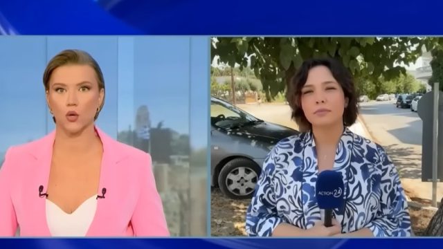 Απίθανο σαρδάμ παρουσιάστριας: Αποκάλεσε… Κα@@τα την ανταποκρίτρια του Action 24 στη Θεσσαλονίκη