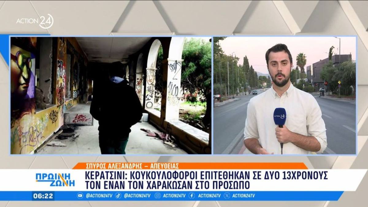 Κερατσίνι: Κουκουλοφόροι επιτέθηκαν με ρόπαλα σε 13χρονους μέσα σε σχολείο – Τον έναν τον χαράκωσαν στο πρόσωπο