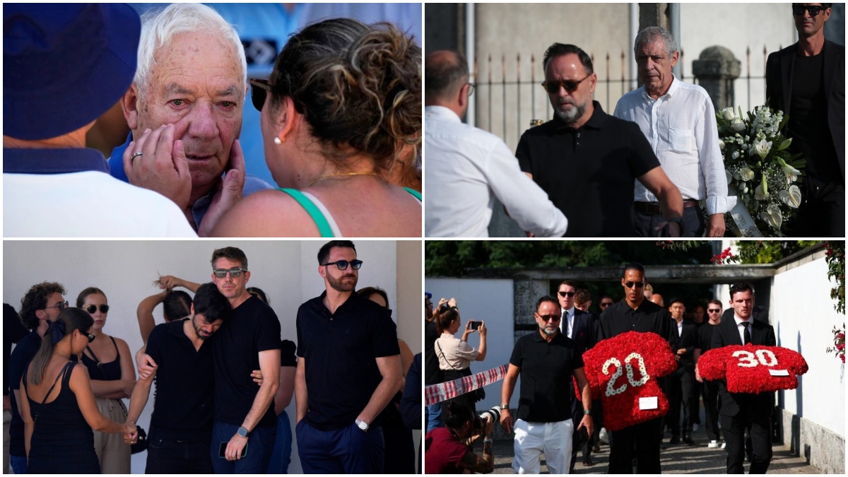 Live η κηδεία του Ντιόγκο Ζότα: Σταρ του ποδοσφαίρου στο Γκοντομάρ, παρών και ο Σάντος – Τραγική φιγούρα η σύζυγός του