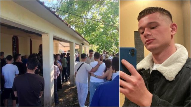 Βουβός πόνος στο Αγρίνιο: Με κουφέτα και λευκά λουλούδια αποχαιρέτησαν τον 21χρονο Θανάση