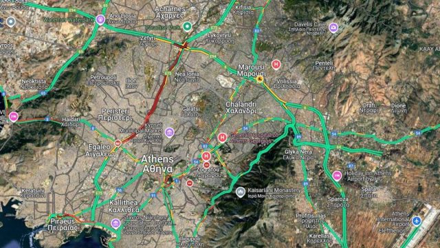 Live η κίνηση (11/07): Μεγάλες καθυστερήσεις στο Λεκανοπέδιο της Αττικής – Στο «κόκκινο» το λιμάνι του Πειραιά