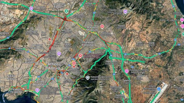 Live η κίνηση (02/07): Στο «κόκκινο» Κηφισός και Κηφισίας – Πού αλλού υπάρχουν προβλήματα