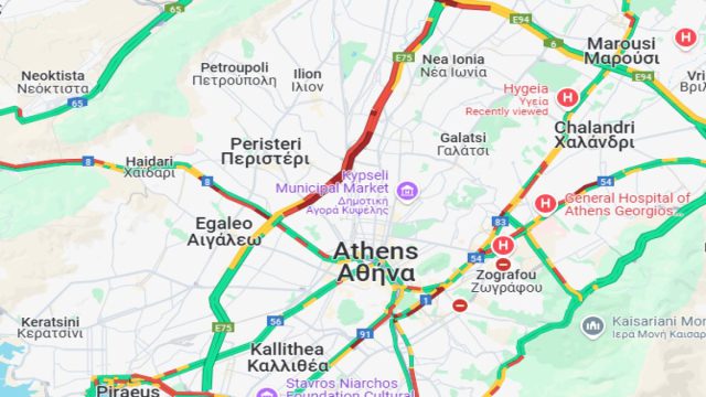 Κίνηση (14/7): Κυκλοφοριακό κομφούζιο στον Κηφισό και το κέντρο της Αθήνας – Μεγάλες καθυστερήσεις