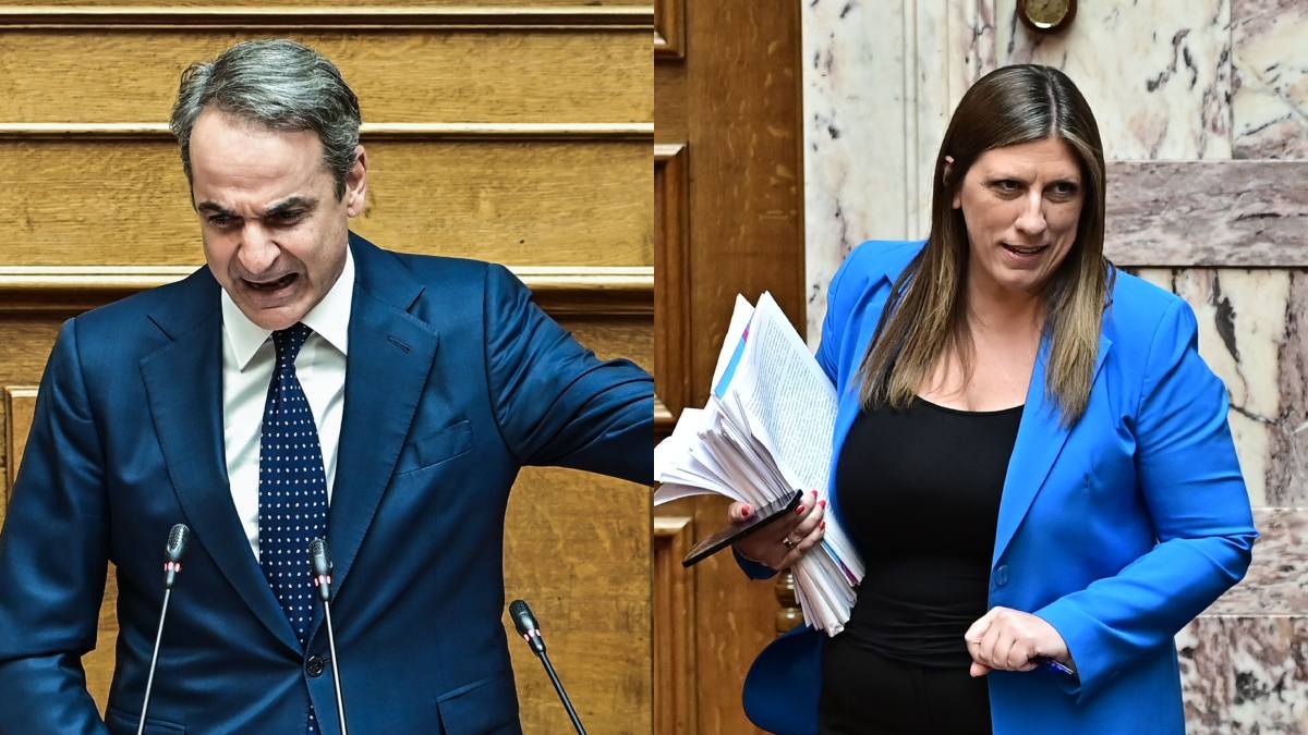 «Πόλεμος» Μητσοτάκη – Κωνσταντοπούλου στη Βουλή: «Δεν είστε εδώ για να υπερασπίζεστε τους βιαστές»