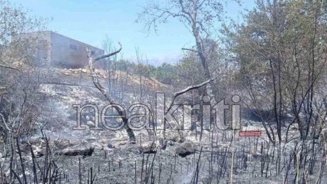 Φωτιά στη Μεσαρά Ηρακλείου – Μεγάλη κινητοποίηση της Πυροσβεστικής
