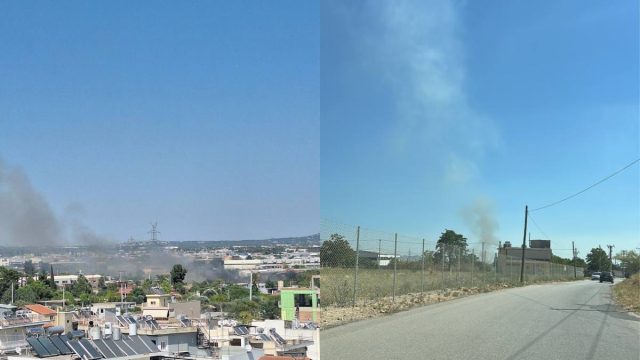 Συναγερμός στην Πυροσβεστική: Φωτιά στο Μενίδι