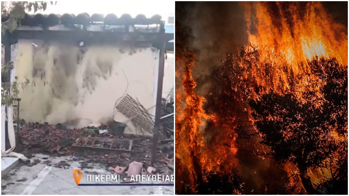 Σε ύφεση η φωτιά στο Πικέρμι – Σε ολονύχτια επιφυλακή η πυροσβεστική