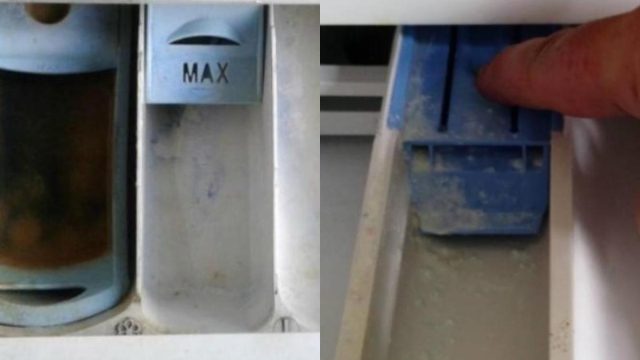Πλυντήριο ρούχων: Βάλτε τέλος στο βρώμικο συρτάρι απορρυπαντικού, μόνο 2 απλά υλικά