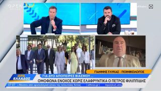 «Κόλαφος» ο Γλύκας για την απόφαση κατά του Πέτρου Φιλιππίδη – «Είναι μία πολύ χαμηλή ποινή… »