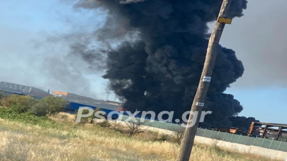 Φωτιά σε βιοτεχνία στη Ριτσώνα: Άμεση κινητοποίηση της Πυροσβεστικής – Μήνυμα από το 112