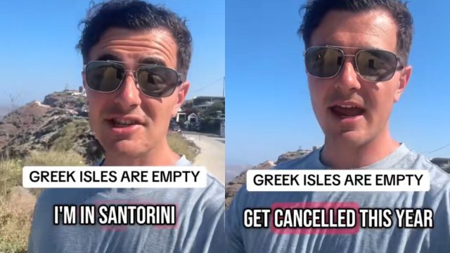 «Μήπως το ελληνικό καλοκαίρι έχει φάει cancel;»: Δημοσιογράφος λέει στο TikTok πως τα νησιά είναι «άδεια» και γίνεται viral