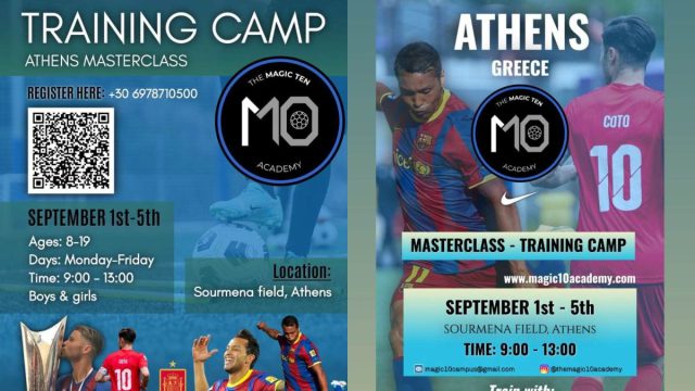 Magic 10 Academy-Masterclass: Χέφρεν Σουάρες και Κάρλες Κότο στην 1-5 Σεπτεμβρίου στην Αθήνα