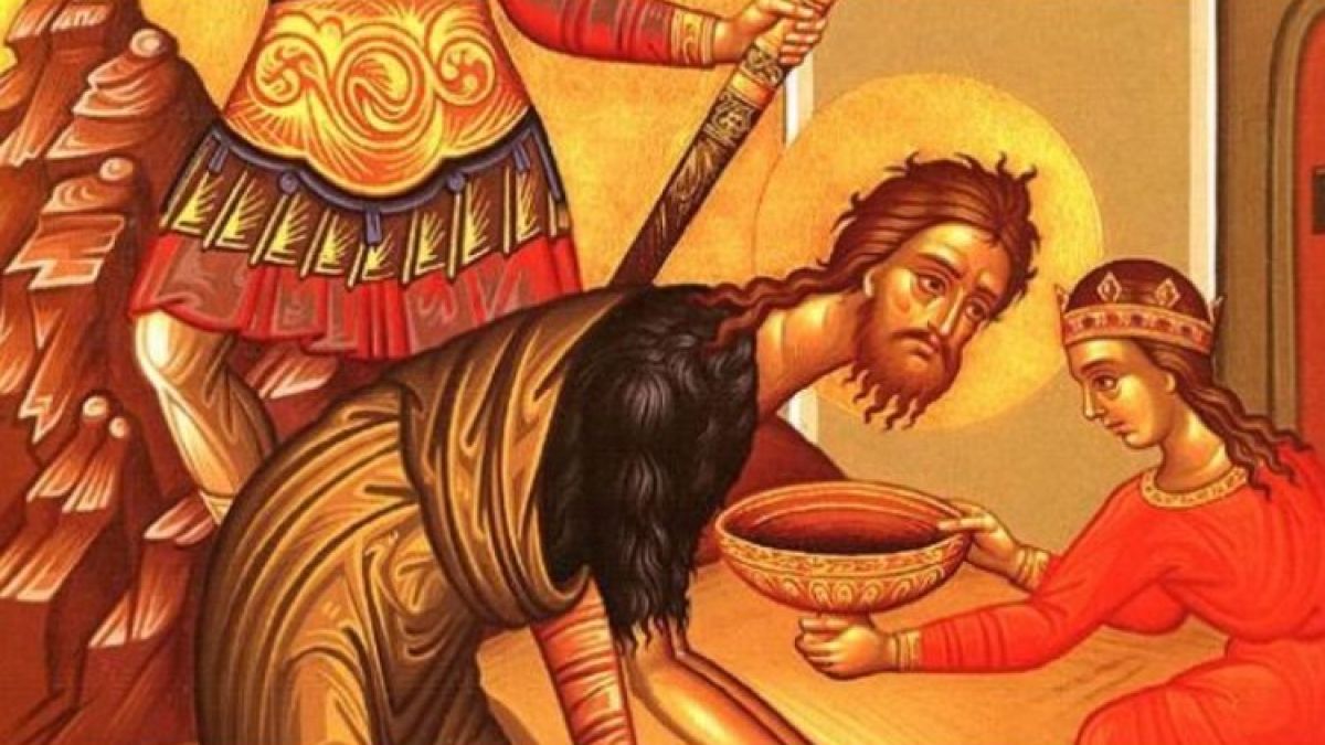 Η αποτομή της Τιμίας Κεφαλής του Αγίου Ιωάννη του Προδρόμου – Η Εκκλησία τιμά σήμερα (29/8) τη μνήμη του τελευταίου Προφήτη