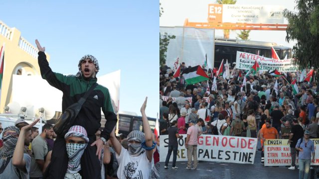 ΠΑΜΕ: Συγκέντρωση στον Πειραιά για άφιξη πλοίου με Ισραηλινούς τουρίστες – Μπλόκο από την αστυνομία