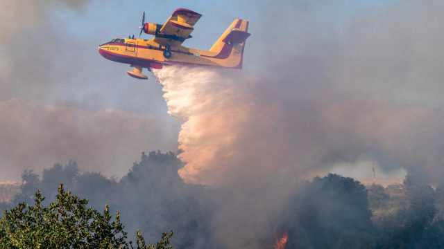 Συναγερμός για την φωτιά στη Βοιωτία: Ήχησε το 112 στους κατοίκους του Προδρόμου