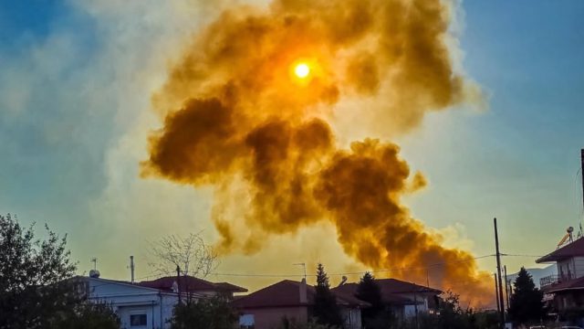 Κομοτηνή: Φωτιά στην περιοχή Ήφαιστος – Ήχησε το 112