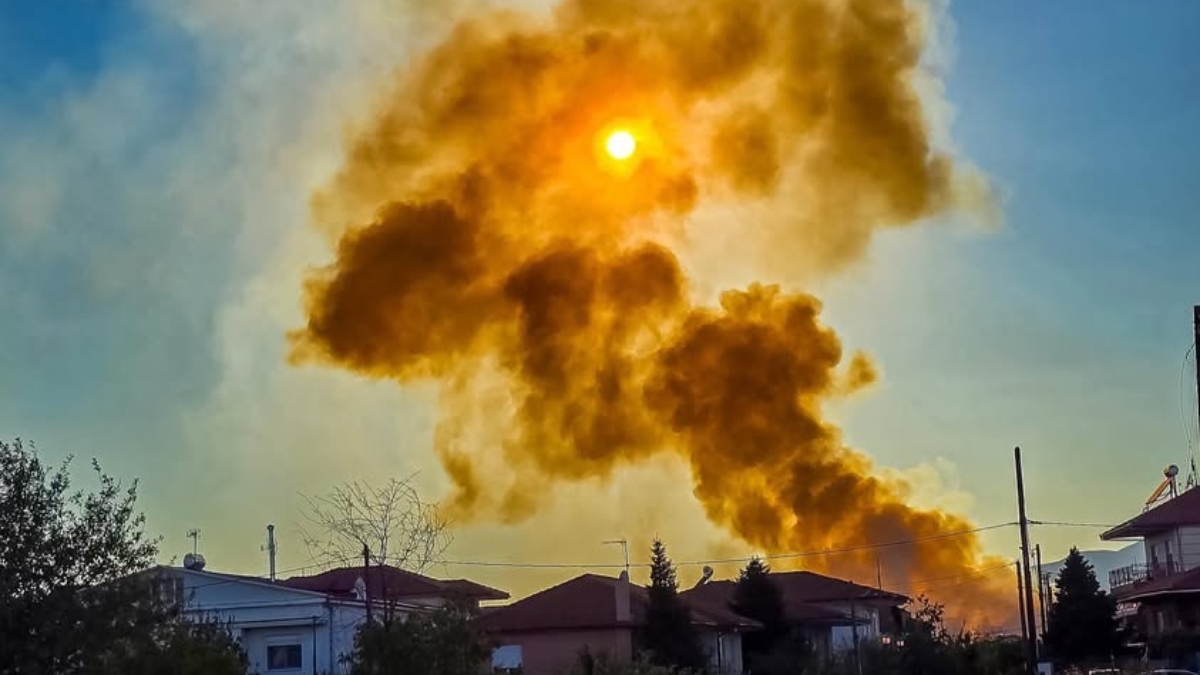 Κομοτηνή: Φωτιά στην περιοχή Ήφαιστος – Ήχησε το 112