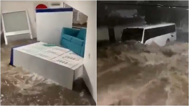 Κατακλυσμός στο Μεξικό: Δύο νεκροί από πλημμύρες – Έκλεισε το αεροδρόμιο