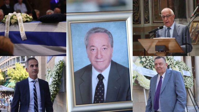 Το τελευταίο «αντίο» στον Κωνσταντίνο Πυλαρινό: Συγκίνηση στην κηδεία του πρώην βουλευτή της Νέας Δημοκρατίας