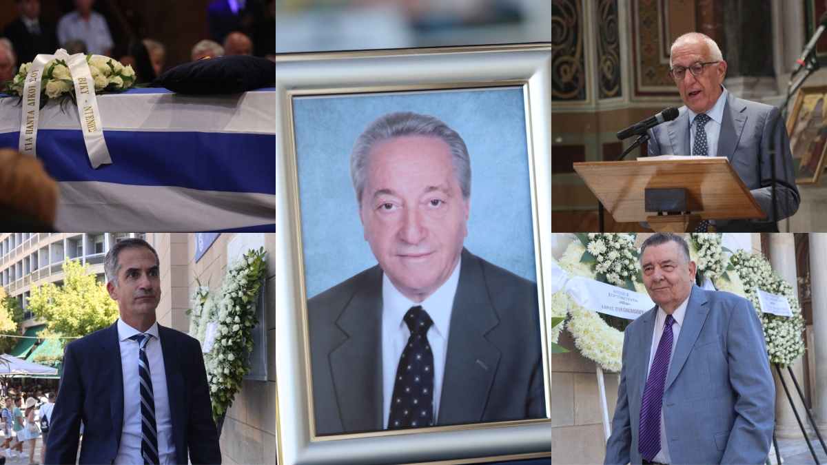 Το τελευταίο «αντίο» στον Κωνσταντίνο Πυλαρινό: Συγκίνηση στην κηδεία του πρώην βουλευτή της Νέας Δημοκρατίας