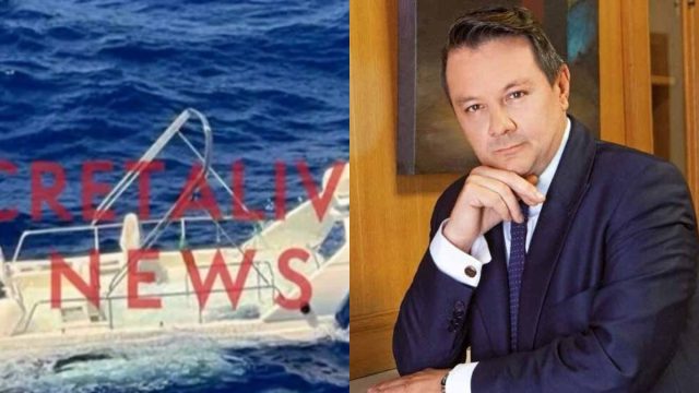 «Δεν λειτουργούσε το τιμόνι»: Τα πρώτα λόγια του Απόστολου Λύτρα μετά το ναυτικό ατύχημα στη Σαντορίνη