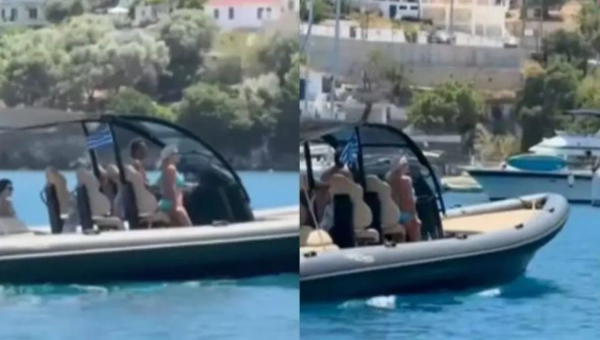 Ελένη Μενεγάκη – Ματέο Παντζόπουλος: Διακοπές στην Ιθάκη με το πολυτελές σκάφος τους
