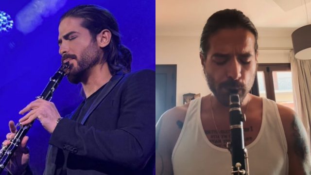 «Σε ευχαριστώ Παναγία μου που ζω»: Συγκινεί ο Άρης Μουγκοπέτρος παίζοντας ξανά κλαρίνο