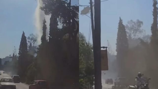 Παραλίγο τραγωδία στην Πάτρα: Ελικόπτερο κάνει ρίψη νερού πάνω από διερχόμενα αυτοκίνητα