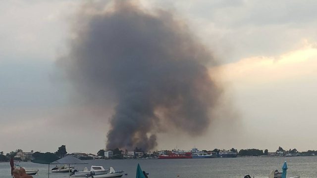 Φωτιά στη Θάσο: Μάχη με πολλές εστίες – Ισχυρές δυνάμεις πυρόσβεσης στο νησί