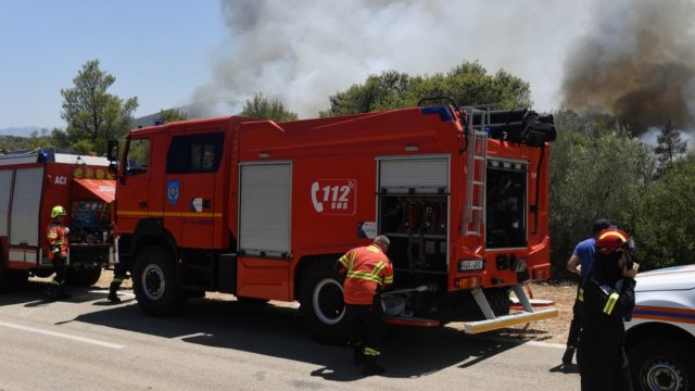 Φωτιά στον Άγιο Νικόλαο Κρήτης – Ήχησε το 112