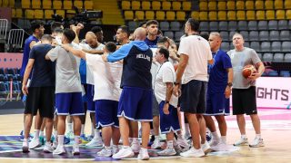 «Συγκέντρωση, πάθος και καρδιά»: Τα τελευταία λόγια του Σπανούλη στους παίκτες της Εθνικής πριν από την πρεμιέρα