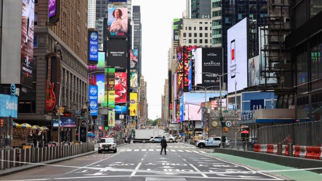 Εκκενώθηκε η Times Square: Πρωτοφανής εικόνα της πολυσύχναστης πλατείας