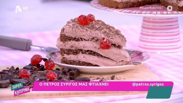 Συνταγή για τούρτα σεράνο ταψιού από τον Πέτρο Συρίγο