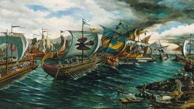 Σαν σήμερα, 29 Σεπτεμβρίου 480 π.Χ.: Διεξάγεται η Ναυμαχία της Σαλαμίνας, όπου ο αθηναϊκός στόλος υπό τον Θεμιστοκλή συντρίβει τις υπέρτερες δυνάμεις του Ξέρξη