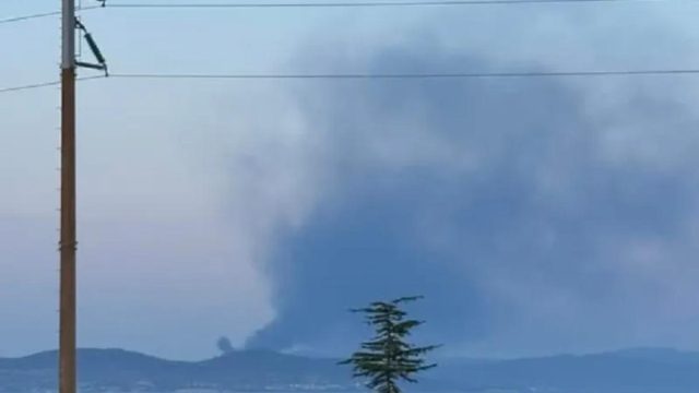 Χαλκιδική: Πυρκαγιά σε αποθηκευτικό χώρο ελαιοτριβείου – Ήχησε 112