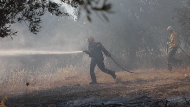 Φωτιά στο Μαρκόπουλο – Πλησίον οινοποιείου