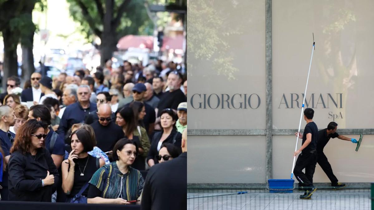 Το Μιλάνο αποχαιρετά τον «αυτοκράτορα» της μόδας – Χιλιάδες στο τελευταίο αντίο στον Τζόρτζιο Αρμάνι